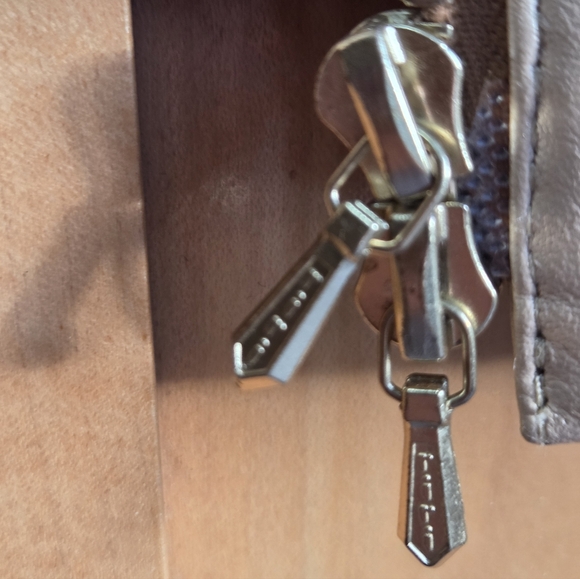 Vintage 90s North Beach Leather Gold Tan Moto Jacket USA Pearlescent Minimalist - Picture 7 of 11